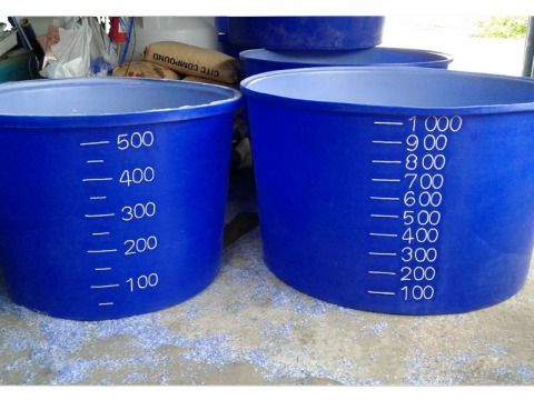 ถังเก็บน้ำพลาสติก500ลิต-1000ลิต